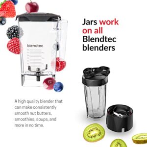 Blendtec Classic 575 Blender - WildSide+ Jar (90 oz) - Professional-Grade Power - Self-Cleaning - 4 Pre-programmed Cycles - 5-Speeds - Black