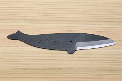 Yoshihiro Shiroko High Carbon Steel Kurouchi KUJIRA Whale Japanese Utility Knife (Type E) Made in Japan