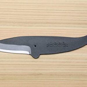 Yoshihiro Shiroko High Carbon Steel Kurouchi KUJIRA Whale Japanese Utility Knife (Type E) Made in Japan