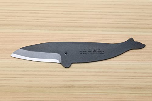 Yoshihiro Shiroko High Carbon Steel Kurouchi KUJIRA Whale Japanese Utility Knife (Type E) Made in Japan
