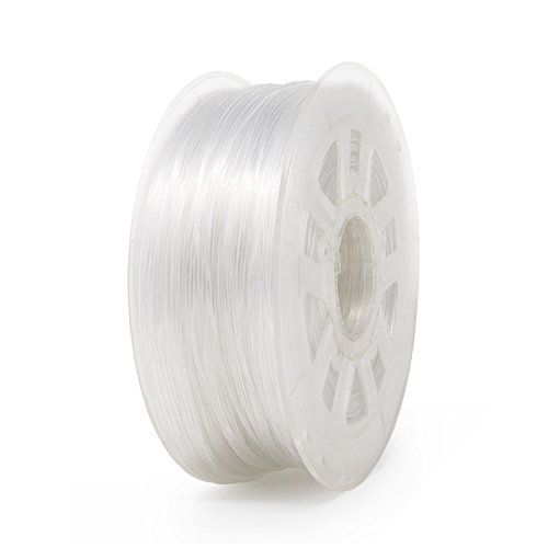 Gizmo Dorks 3mm (2.85mm) PETG Filament 1kg / 2.2lbs for 3D Printers, Transparent