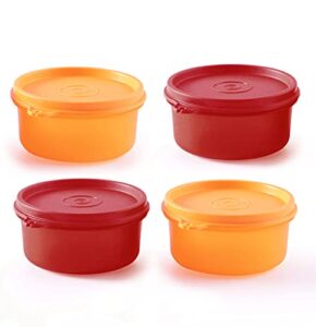 tupperware tropical twin round (set of 4)