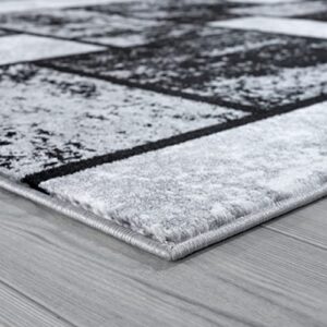 Persian Area Rugs 1007 Gray 8x10 Area Rug, 8 ft x 10 ft, Grey