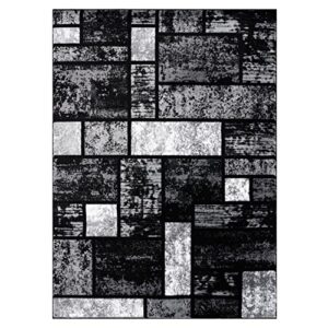 Persian Area Rugs 1007 Gray 8x10 Area Rug, 8 ft x 10 ft, Grey