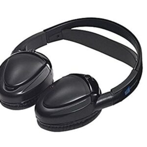 Audiovox Dual Channel Wireless Fold-Flat Headphones with Batteries