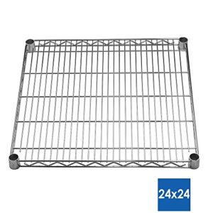 Shelving Inc. 24" d x 24" w x 72" h Chrome Wire Shelving with 5 Shelves