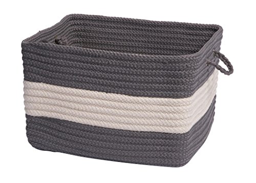 Colonial Mills Rope Walk Braided Basket, 18"x18"x12"