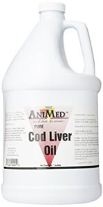 animed cod liver oil pure supplement for animals, 1-gallon