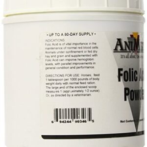 AniMed Folic Acid 10-Percent Powder for Horses, 2.5-Pound