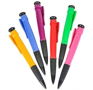 rhode island novelty assorted color jumbo giant pen 11.25 inches single pen
