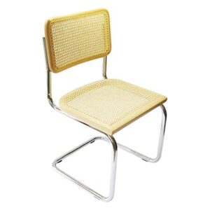 marcel breuer cesca cane chrome side chair in natural