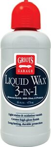griots garage 11013 liquid wax 3-in-1 16oz