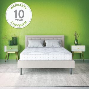 Classic Brands Decker Memory Foam and Innerspring Hybrid 10-Inch Mattress | Bed-in-a-Box Twin XL