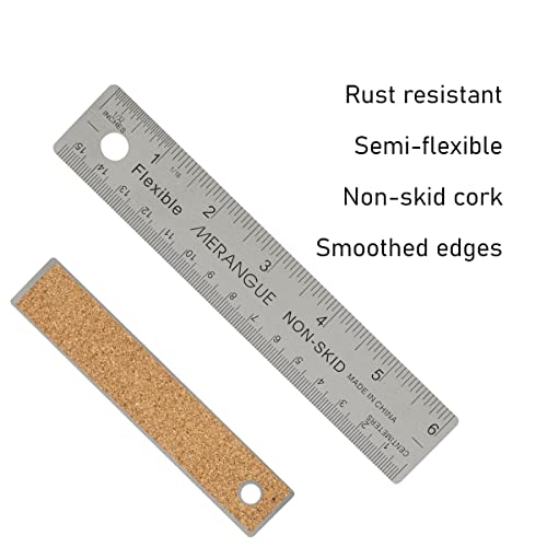 Merangue 6-Inch/15cm Stainless Steel Ruler (1013-5201-00-000)
