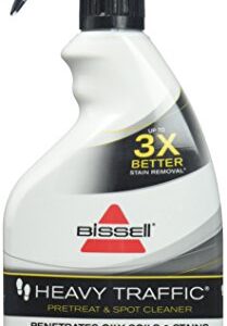 Bissell Rental BISSELL-75W5-22oz Heavy Traffic Pretreat and Spot Carpet Cleaner Spray, 22 oz, Clear, 22 Fl Oz (Pack of 1)