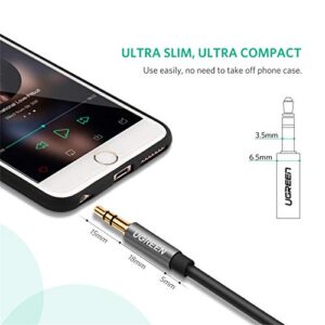 UGREEN Headphone Extension Cable 3.5mm Extension Gold Plated Aux Extension Cable Audio Stereo Jack Male to Female TRS Cord Extender Compatible with iPhone iPad Phones Tablets Media Players, 3.3FT