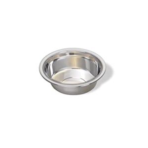 Van Ness Pets Lightweight Stainless Steel Cat Bowl, 8 OZ Food And Water Dish, Natural