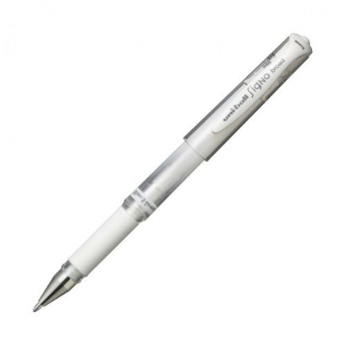 uni-ball Signo Um-153 Gel Impact Pen Open Stock, White, 10 Pens Per Pack