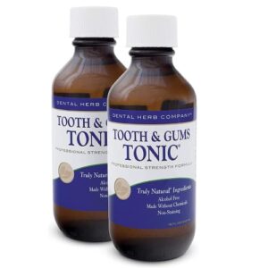 dental herb company - tooth & gums tonic (18 oz.) mouthwash (2 bottles)