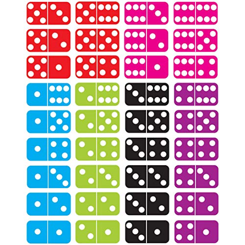 ASHLEY PRODUCTIONS Dominoes Math Die-Cut Magnets