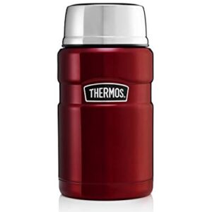 THERMOS Stainless King Food Flask 710ml, Cranberry Red