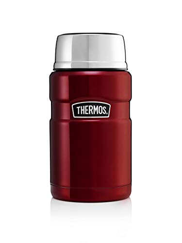 THERMOS Stainless King Food Flask 710ml, Cranberry Red