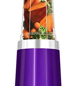 Big Boss powerful and Professional 15 Piece high speed 600 Watt personal countertop blender/Mixer - Recipe book included- Pulverizes and Liquefies fruits and vegetable – Simple and easy to use- Purple