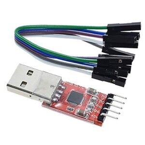 hiletgo cp2102 usb 2.0 to ttl module serial converter adapter module usb to ttl downloader with jumper wires