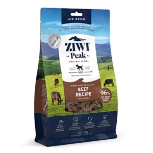 ziwi peak air-dried dog food – all natural, high protein, grain free and limited ingredient with superfoods (beef, 1.0 lb)