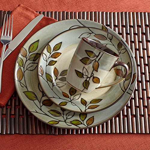 Pfaltzgraff Rustic Leaves Dinnerware Set, Assorted