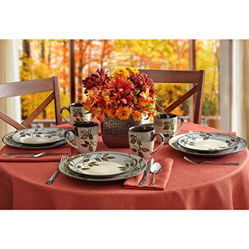 Pfaltzgraff Rustic Leaves Dinnerware Set, Assorted