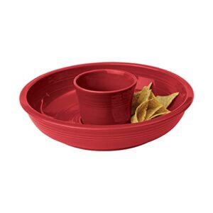 fiesta chip and dip set color scarlet