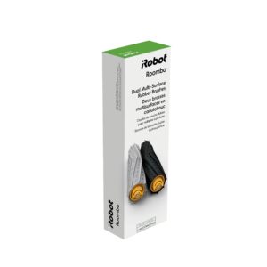 irobot roomba authentic replacement parts- roomba 800 and 900 series replacement dual multi-surface rubber brushes