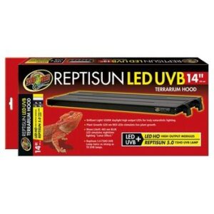 reptisun led uvb terrarium hood