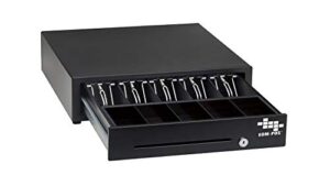 eom-pos cash register money drawer. compatible with square [receipt printer required]. includes built in cable to connect to receipt printer. (printer driven)
