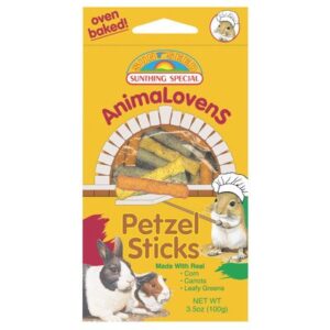 animalovens pretzel sticks food [set of 3]