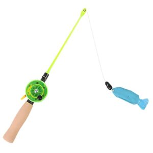 our pets go fish cat fishing pole toy with catnip fish teaser and rod interactive cat wand toys for indoor cats