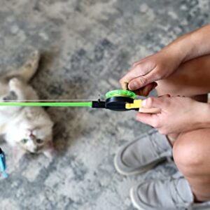 Our Pets Go Fish Cat Fishing Pole Toy with Catnip Fish Teaser and Rod Interactive Cat Wand Toys for Indoor Cats