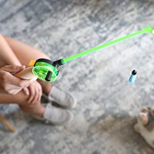 Our Pets Go Fish Cat Fishing Pole Toy with Catnip Fish Teaser and Rod Interactive Cat Wand Toys for Indoor Cats