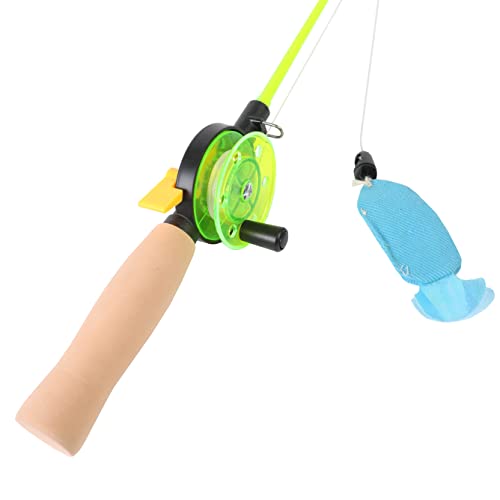 Our Pets Go Fish Cat Fishing Pole Toy with Catnip Fish Teaser and Rod Interactive Cat Wand Toys for Indoor Cats