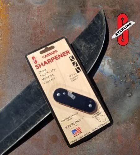 Sterling Sharpener Black Knife sharpener, 3" x 1" x 0.5"