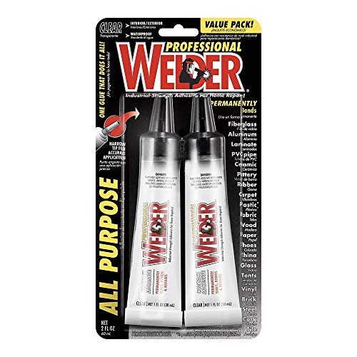 1 Oz Welder Professional Adhesive 730657 - (4-1oz tubes) 2 Packs