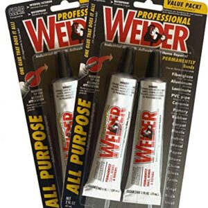 1 Oz Welder Professional Adhesive 730657 - (4-1oz tubes) 2 Packs