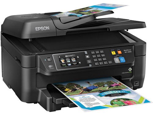 Epson Workforce WF-2660 All-in-One Wireless Color Printer with Scanner, Copier and Fax