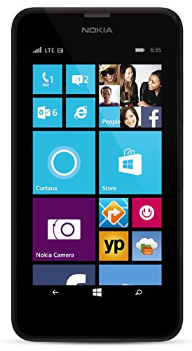 Nokia Lumia 635 Unlocked GSM Windows 8.1 Quad-Core Phone - Black