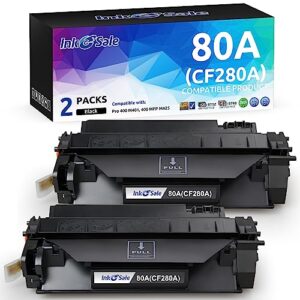 ink e-sale compatible 80a 05a toner cartridge replacement for hp cf280a ce505a for hp laserjet pro 400 m401d m401dn m401n m401dw m425dn m425n m425d m425w m425dw p2055 p2055d p2055dn p2035 p2035n 2pack