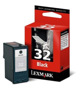 lexmark 32 oem ink cartridge: black 18c0032