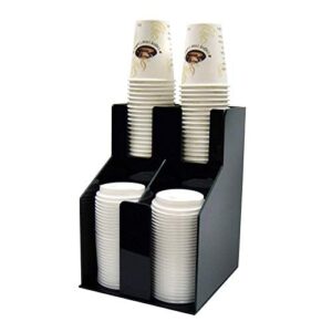 winco 2 tiers 2 stacks cup & lid organizer