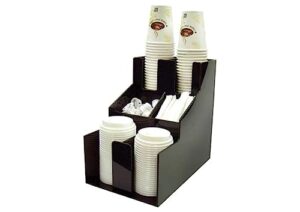 winco 3 tiers 2 stacks cup & lid organizer