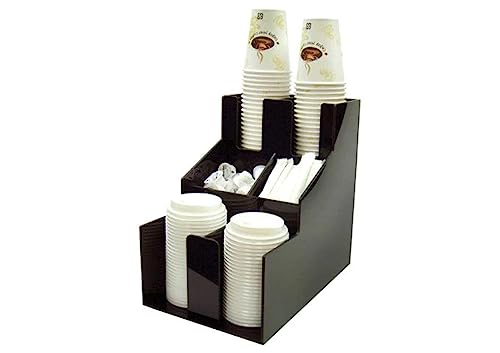 Winco 3 Tiers 2 Stacks Cup & Lid Organizer